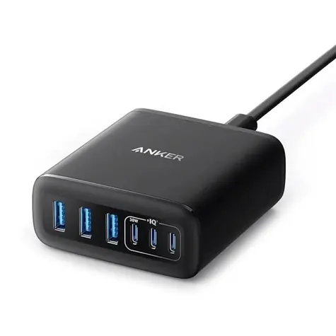 Anker Nabíjecí stanice černá / 112W / 3xU SB-C / 3xUSB 