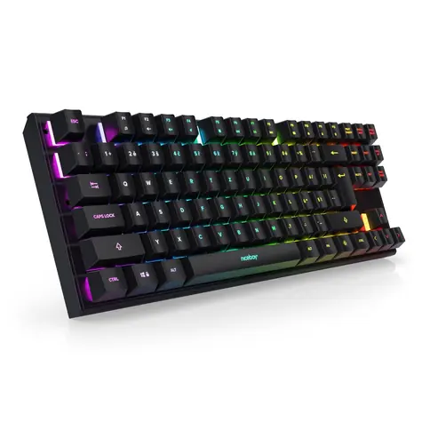 Niceboy K310X černá / herní klávesnice / OUTEMU Blue / RGB podsvícení / USB / 1.5m / CZ layout