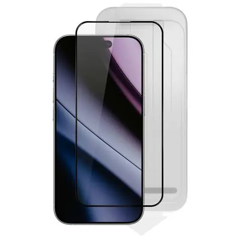 Epico ImpactCeramic Glass 3D DF pro iPhone 17 Pro Max Ultra-široké krytí s jednokrokovým aplikátorem proti prachu