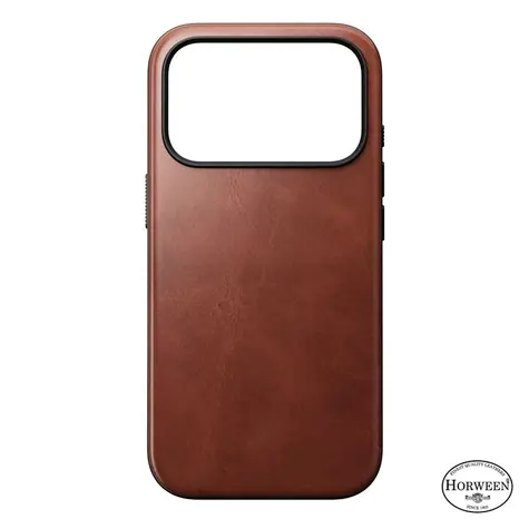 Nomad Modern Leather Case kožený kryt pro Apple iPhone 17 Pro olde Dublin (Horween)