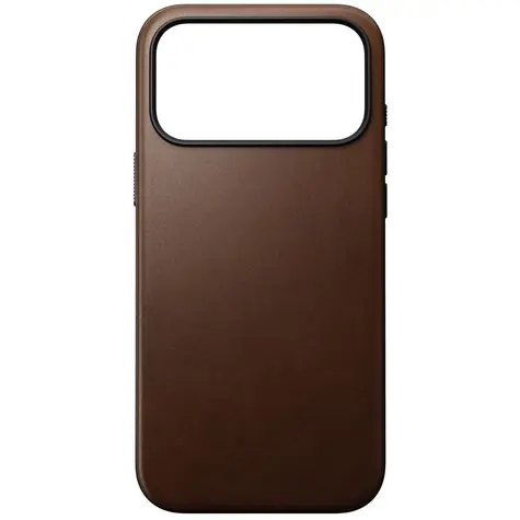 Nomad Modern Leather Case kožený kryt pro Apple iPhone 17 Pro Max hnědá