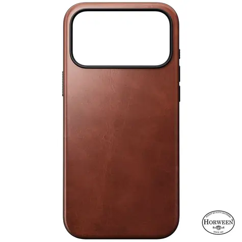 Nomad Modern Leather Case kožený kryt pro Apple iPhone 17 Pro Max olde Dublin (Horween)