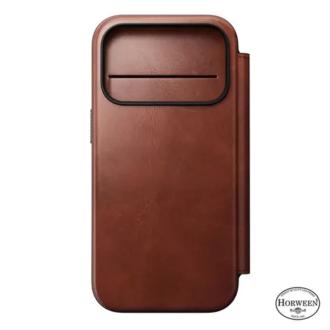 Nomad Modern Leather Folio pouzdro pro Apple iPhone 17 Pro olde Dublin (Horween)