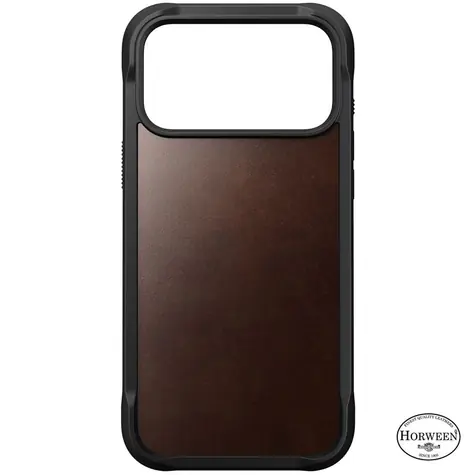 Nomad Rugged Leather Case pouzdro pro Apple iPhone 17 Pro Max rustic brown (Horween) 