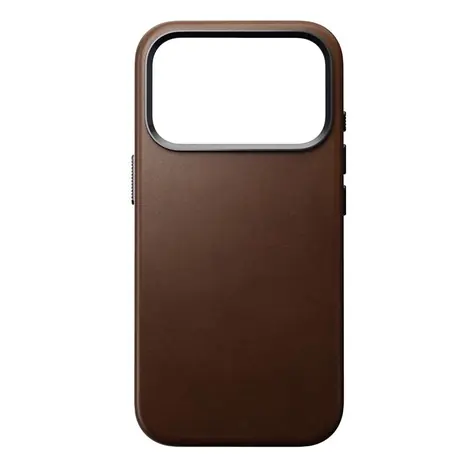 Nomad Traditional Leather Case pouzdro pro Apple iPhone 17 Pro hnědá