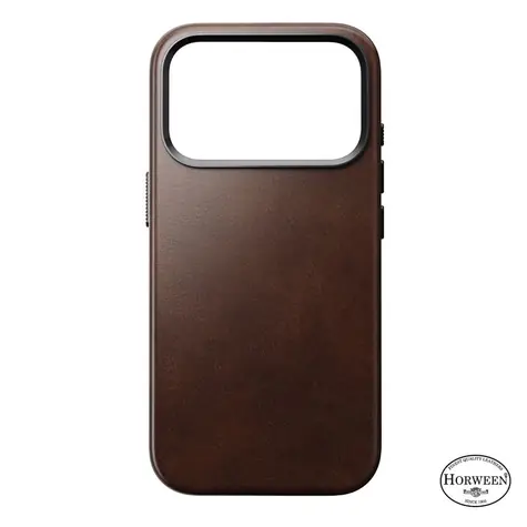 Nomad Traditional Leather Case pouzdro pro Apple iPhone 17 Pro rustic brown (Horween)