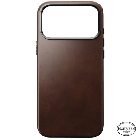 Nomad Traditional Leather Case pouzdro pro Apple iPhone 17 Pro Max rustic brown (Horween)