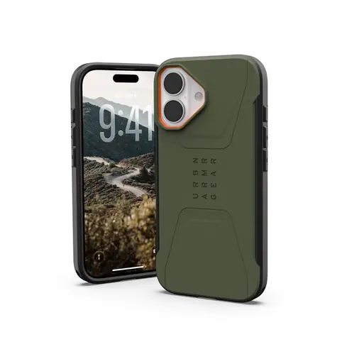 UAG Civilian Magsafe zadní kryt pro Apple iPhone 17 zelená