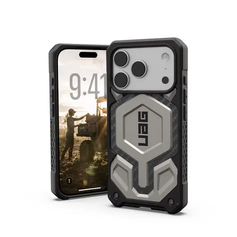 UAG Monarch Pro Titanium zadní kryt pro Apple iPhone 17 Pro