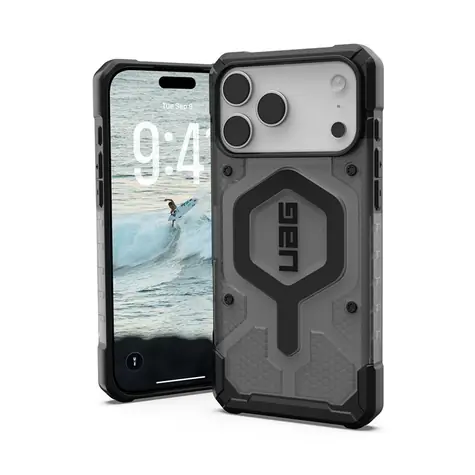 UAG Pathfinder Clear Magsafe zadní kryt pro Apple iPhone 17 Pro Max šedo-černá