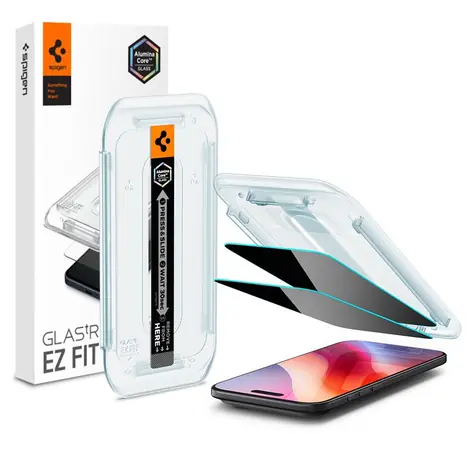 Spigen Glass tR EZ Fit (Privacy) 2 Pack ochranné sklo pro Apple iPhone Air