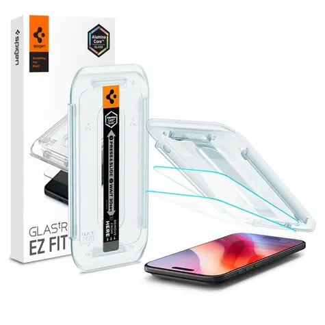 Spigen Glass tR EZ Fit 2 Pack ochranné sklo pro Apple iPhone Air