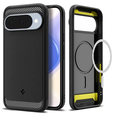 Spigen Rugged Armor MagSafe ochranný kryt pro Google Pixel 10 Pro/Pixel 10 matte black