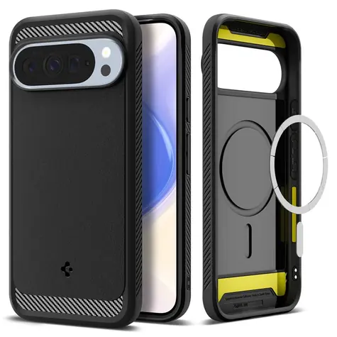 Spigen Rugged Armor MagSafe ochranný kryt pro Google Pixel 10 Pro XL matte black