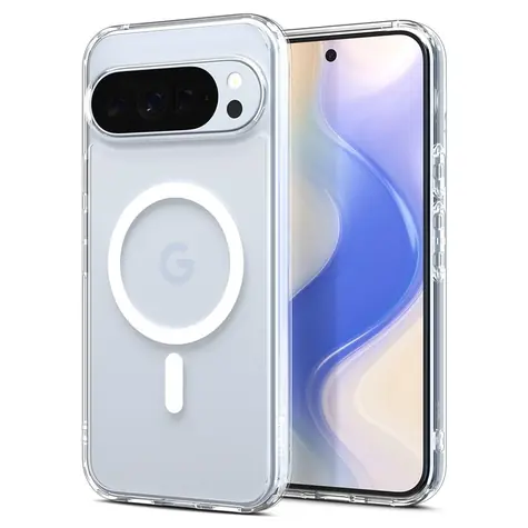 Spigen Ultra Hybrid MagSafe ochranný kryt pro Google Pixel 10 Pro XL clear white