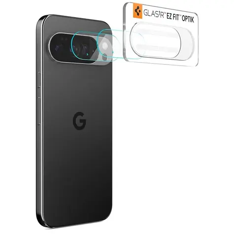 Spigen Glass tR EZ Fit Optik 2 Pack ochranné sklo na fotoaparát pro Google Pixel 10 Pro