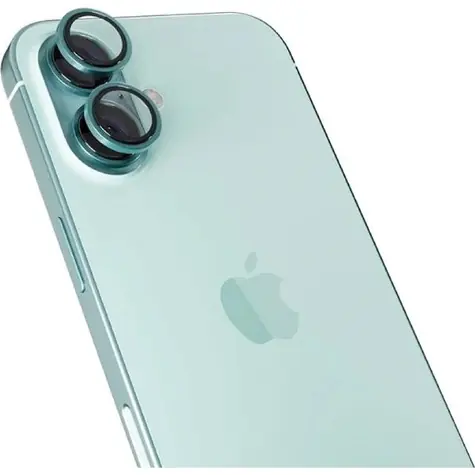 Epico Aluminium Lens Protector ochranné sklo fotoaparátu pro Apple iPhone 16/16 Plus modro-zelebá