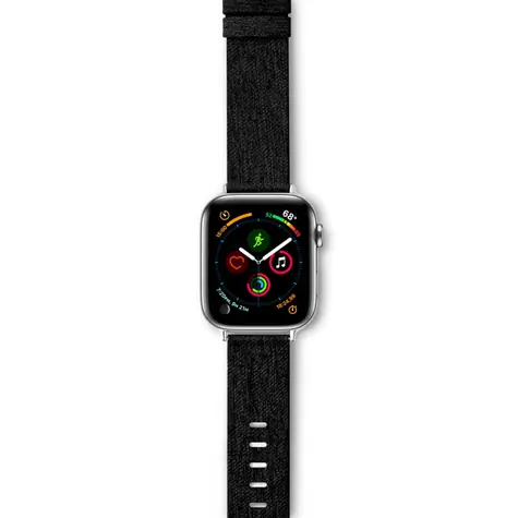Epico Canvas řemínek pro Apple Watch 38/40mm černá