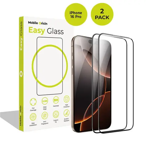 Mobile Origin EasyGlass iPhone 16 Pro Ochranné sklo / 2 kusy