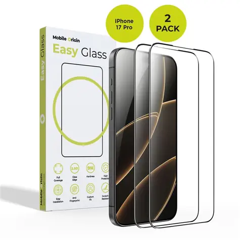 Mobile Origin EasyGlass iPhone 17 Pro Ochranné sklo / 2 kusy