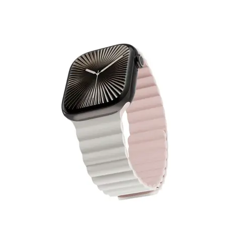 Epico Watch Strap Magnetic pro Watch SE (44mm)/Series 1-9 (42/44/45mm) 10-11 (46mm)/Ultra (49mm) růžově-šedá