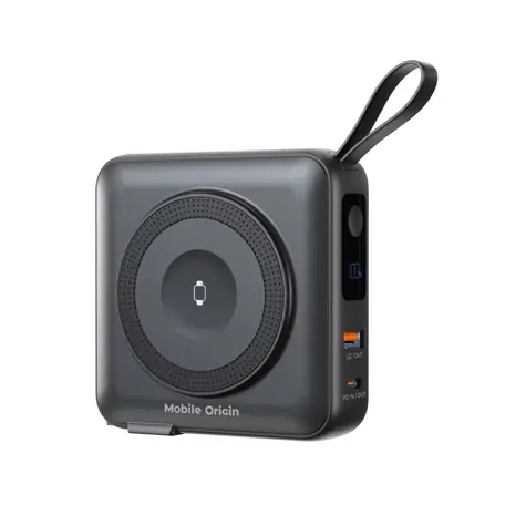 Mobile Origin Powerbank & Travel Charger černá / Lightning / USB-C Cable / MagSafe / AW / iPhone Compatible 