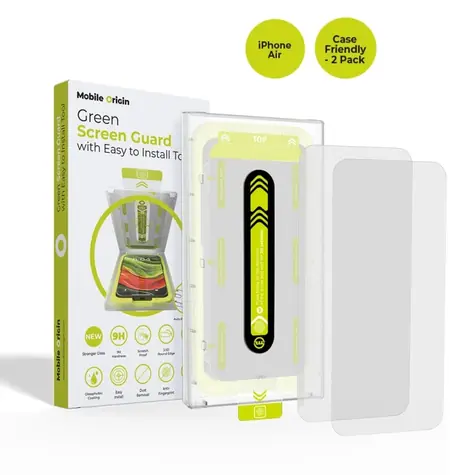 Mobile Origin Screen Guard s aplikátorem pro Apple iPhone Air / 2 kusy / Vhodné do pouzdra