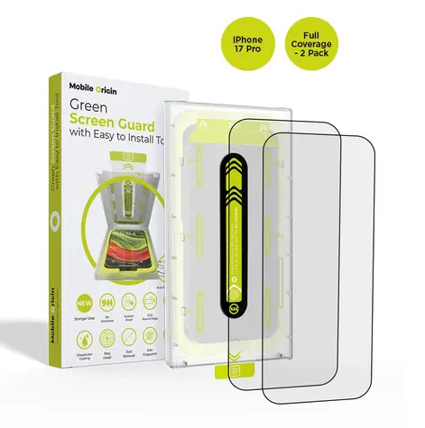 Mobile Origin Screen Guard Ochranné sklo pro Apple iPhone 17 Pro / Ochranné sklo s aplikátorem / 2 kusy