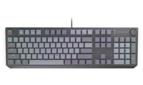 Endorfy Thock V2 US šedá / Herní klávesnice / Drátová / Endorfy Red / USB / US layout / 104 kláves