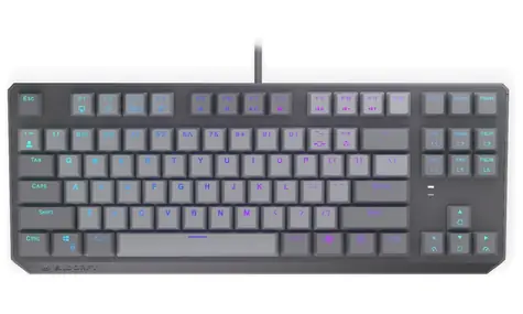 Endorfy Thock V2 TKL US šedá / Herní klávesnice / Drátová / Endorfy Red / USB / US layout / 87 kláves