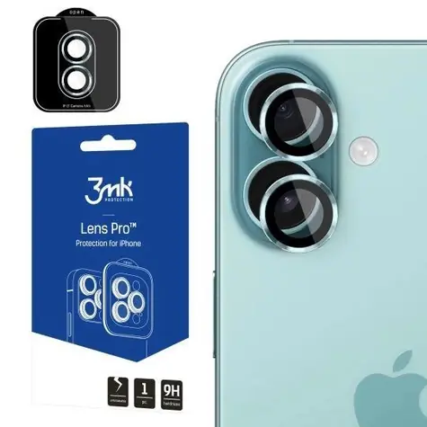 3mk Lens Protection Pro sklo na fotoaparát pro Apple iPhone 17 Light Green