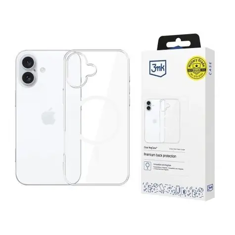3mk Clear MagCase zadní kryt pro Apple iPhone 17