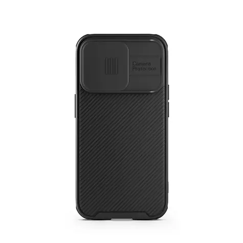 Spello Durable Magnetic Case Odolný magnetický kryt s posuvnou ochranou čoček pro Apple iPhone 15 Pro Max černá