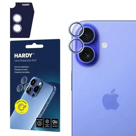 3mk HARDY Lens Protection Pro skla na fotoaparát pro Apple iPhone 17  Light Blue