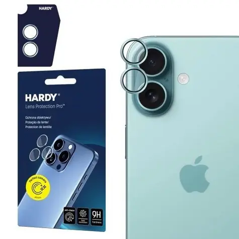 3mk HARDY Lens Protection Pro skla na fotoaparát pro Apple iPhone 17  Light Green