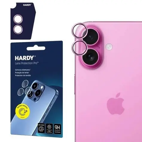 3mk HARDY Lens Protection Pro skla na fotoaparát pro Apple iPhone 17  Light Purple
