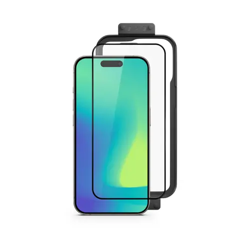 Spello Shield Glass 3D Ochranné sklo pro Apple iPhone 15/Iphone 16 / s instalačním rámečkem