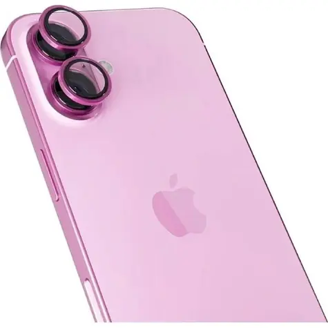 Epico Aluminium Lens Protector ochranné sklo fotoaparátu pro Apple iPhone 16/16 Plus růžová