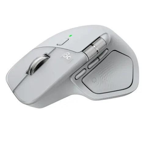Logitech MX Master 4 for Mac bílo-stříbrná / bezdrátová myš / 2.4 GHz / Bluetooth 