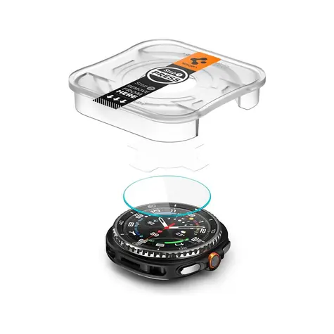 Spigen Glass tR EZ Fit Ochranné sklo pro Galaxy Watch 8 Classic (46mm) čirá / 2ks