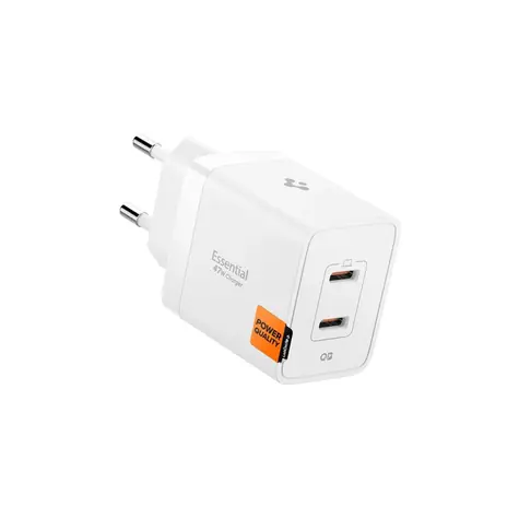 Spigen Essential EE472EU 47W / bílá / Nabíječka / 2x USB-C