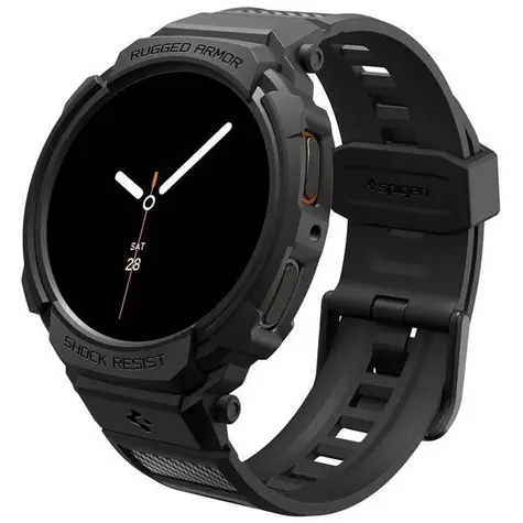 Spigen Rugged Armor Pro kryt s řemínkem pro Galaxy Watch 8 (40mm) matná černá