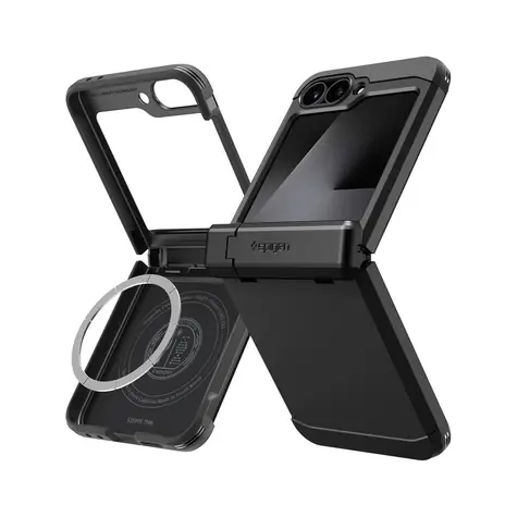 Spigen Tough Armor Pro MagSafe kryt pro Samsung Galaxy Z Flip 7 FE / Flip 6 černá