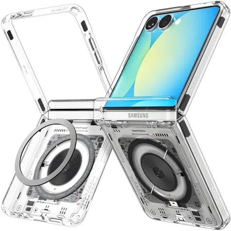 Spigen Ultra Hybrid Pro MagSafe kryt pro Samsung Galaxy Z Flip 7 čirá / neo one