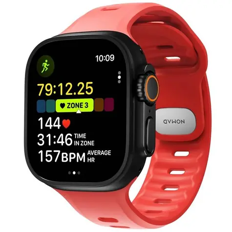 Nomad Tempo Band řemínek pro Apple Watch 49mm/Ultra červená
