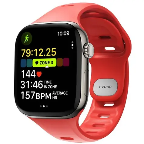 Nomad Tempo Band řemínek pro Apple Watch 41mm/42mm červená