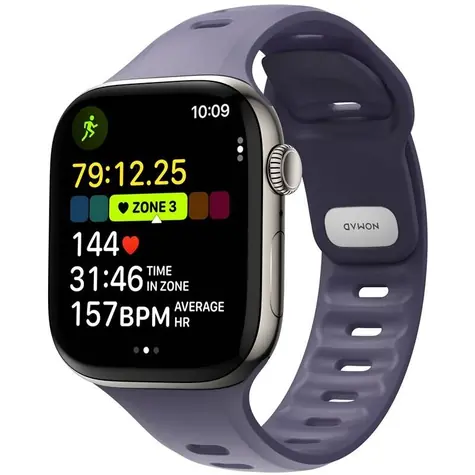 Nomad Tempo Band řemínek pro Apple Watch 45mm/46mm fialová
