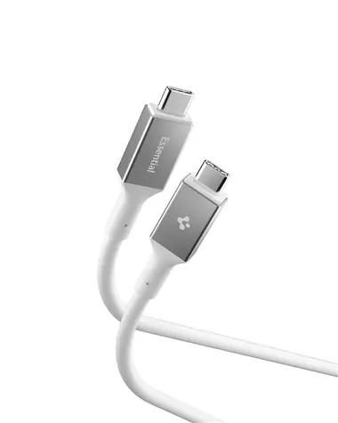 Spigen ACA08775 Essential USB-C na USB-C 100W kabel 2m bílá / USB 3.2 Gen1