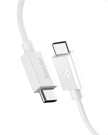 Spigen ACA08717 Essential USB-C na USB-C 60W kabel 1m bílá / USB 2.0