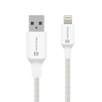Tactical Stitch Thread Cable USB-A/Lightning 0.3m White